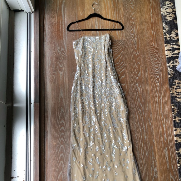 Gorgeous Vera Wang sequined evening gown - Picture 4 of 4